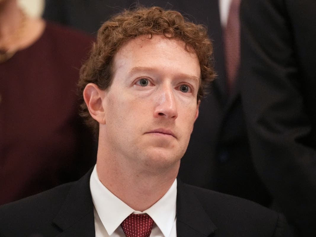Meta CEO Mark Zuckerberg listens as President Donald Trump speaks in the East Room of the White House in Washington, Tuesday Sept. 29, 2026, during a meeting with top executives of AI firms.