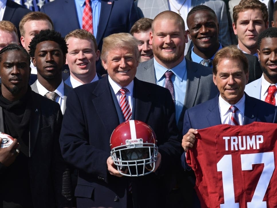 Donald Trump plans to attend the Alabama/LSU game.