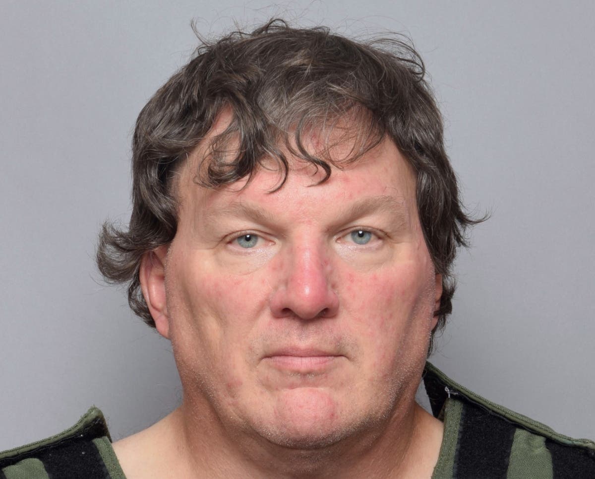 This booking image provided by Suffolk County Sheriff’s Office shows Rex Heuermann, a Long Island architect who was charged with murder in the deaths of three of the 11 victims in a long-unsolved string of killings.