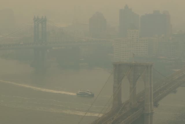 19 Surreal Photos Show Canadian Wildfire Smoke Spread Across Northeast ...