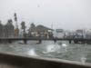 Water splashes against the seawall Wednesday along Pass A Grille Way in St. Pete Beach, Fla., as squalls from Tropical Storm Eta move through Pinellas County. Eta has weakened to a tropical storm.
