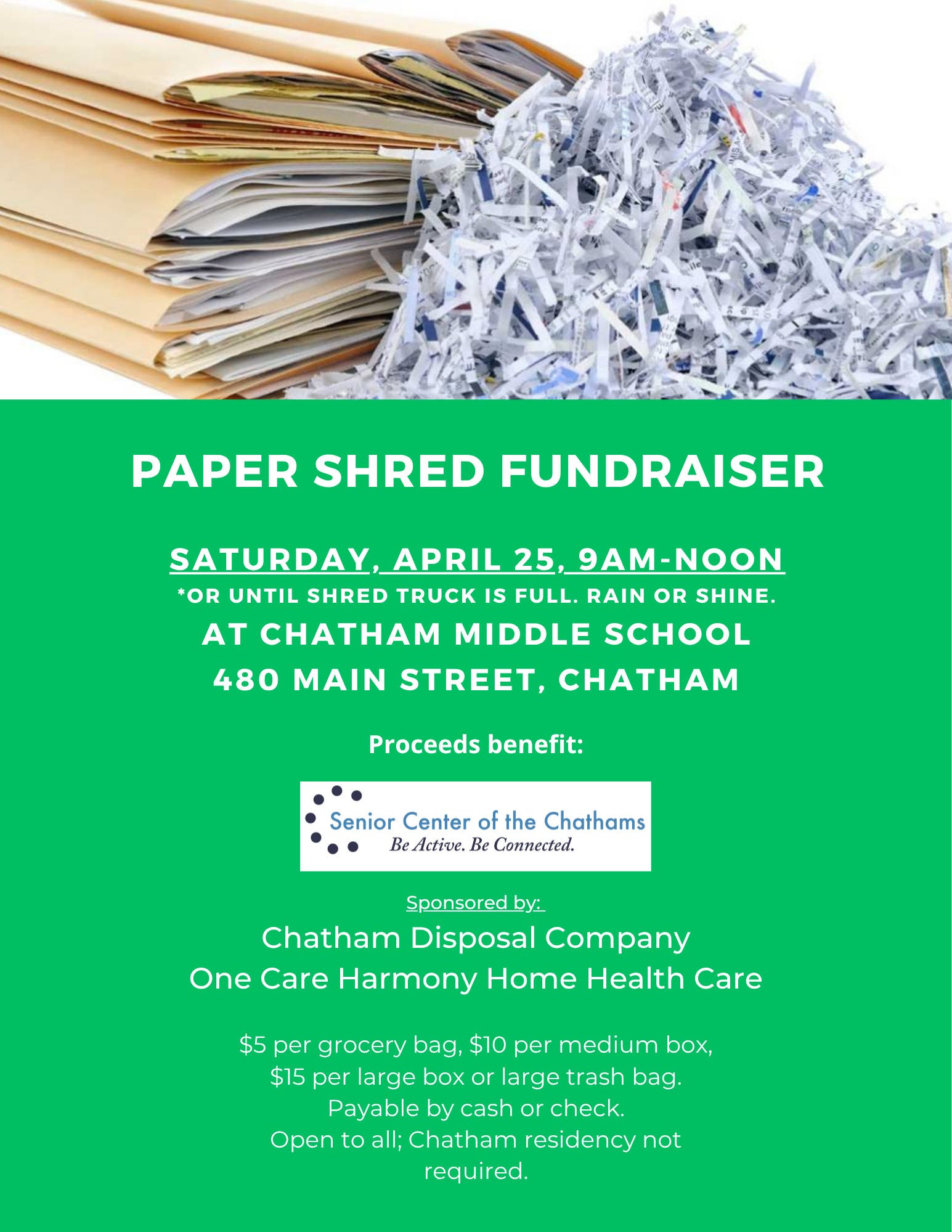 Paper Shred Fundraiser