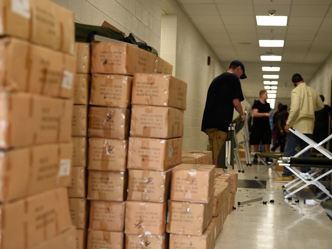 Six-year-old Bell chose to spend his birthday money on food and water for Hurricane Dorian evacuees. 