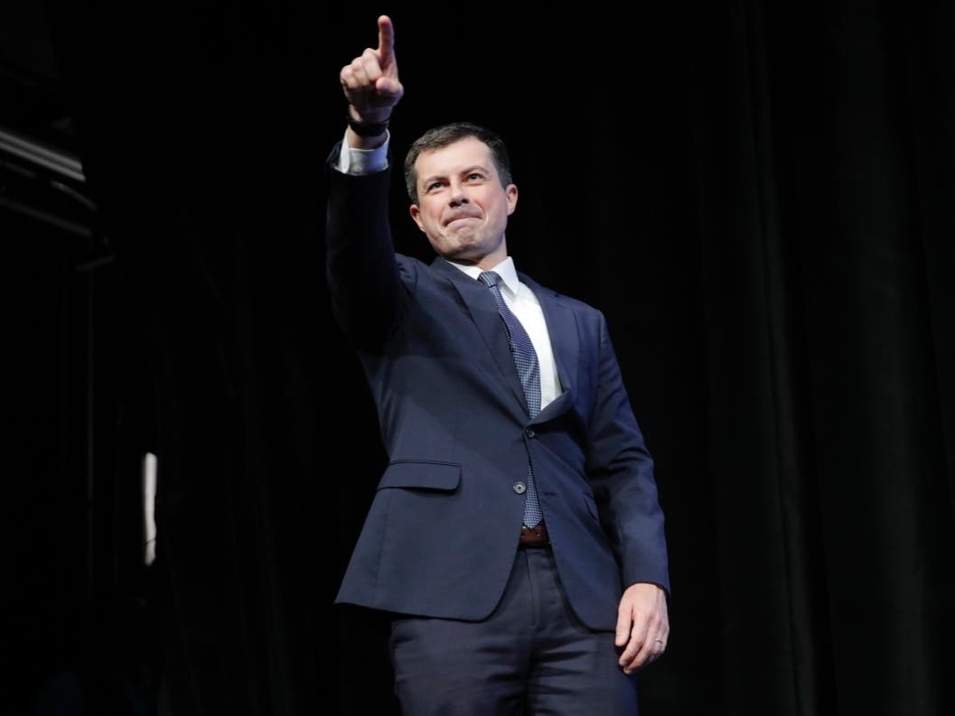 Things are pointing up for Pete Buttigieg in New Hampshire.
