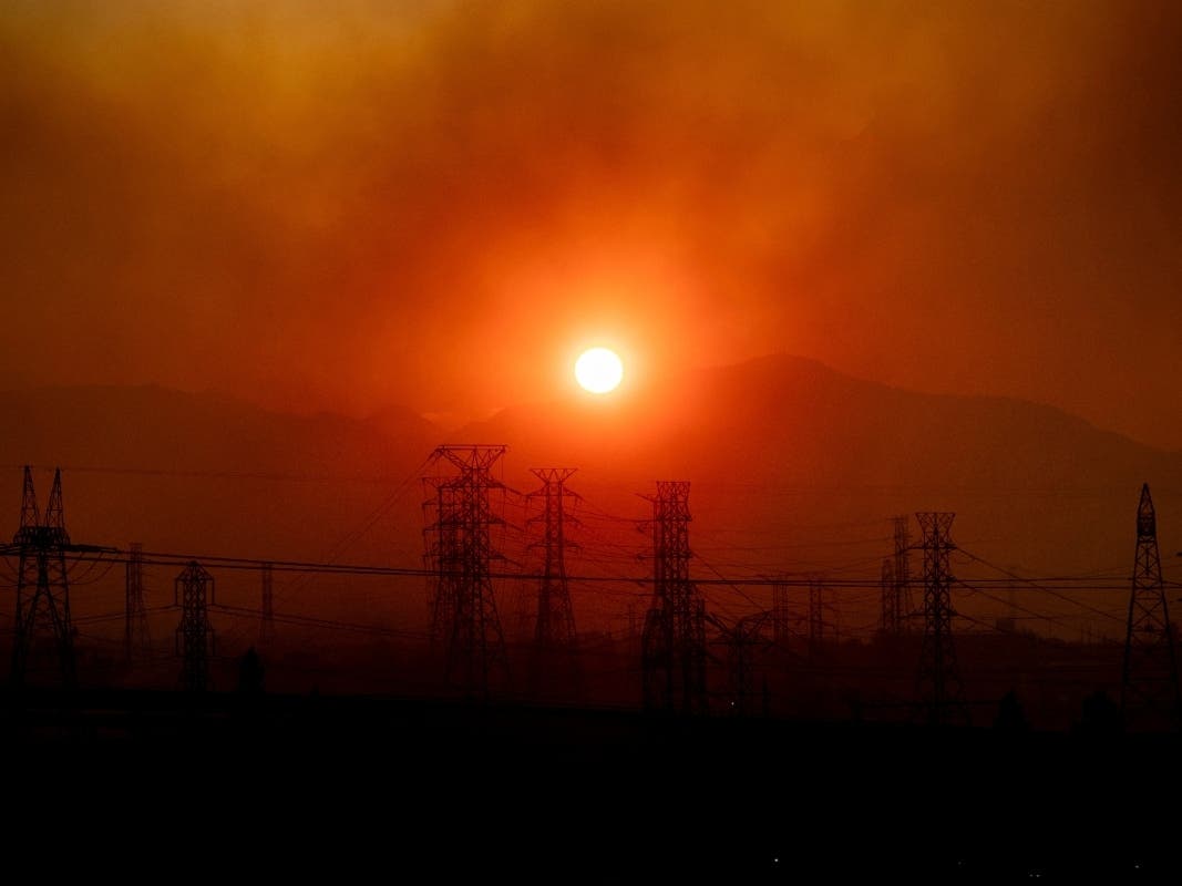 At 8,391 acres, the Saddleridge Fire was contained 56 percent contained Thursday.