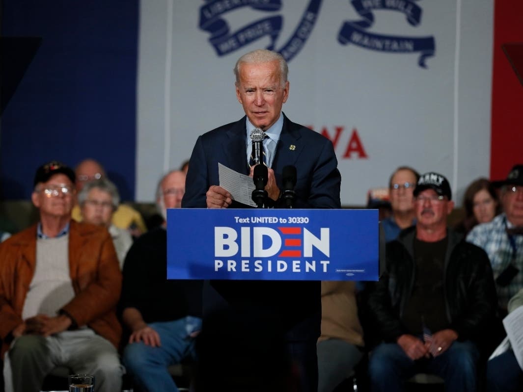 Joe Biden, attending a series of Los Angeles events Thursday, The Biden campaign on Thursday released a plan "to invest in middle class competitiveness."