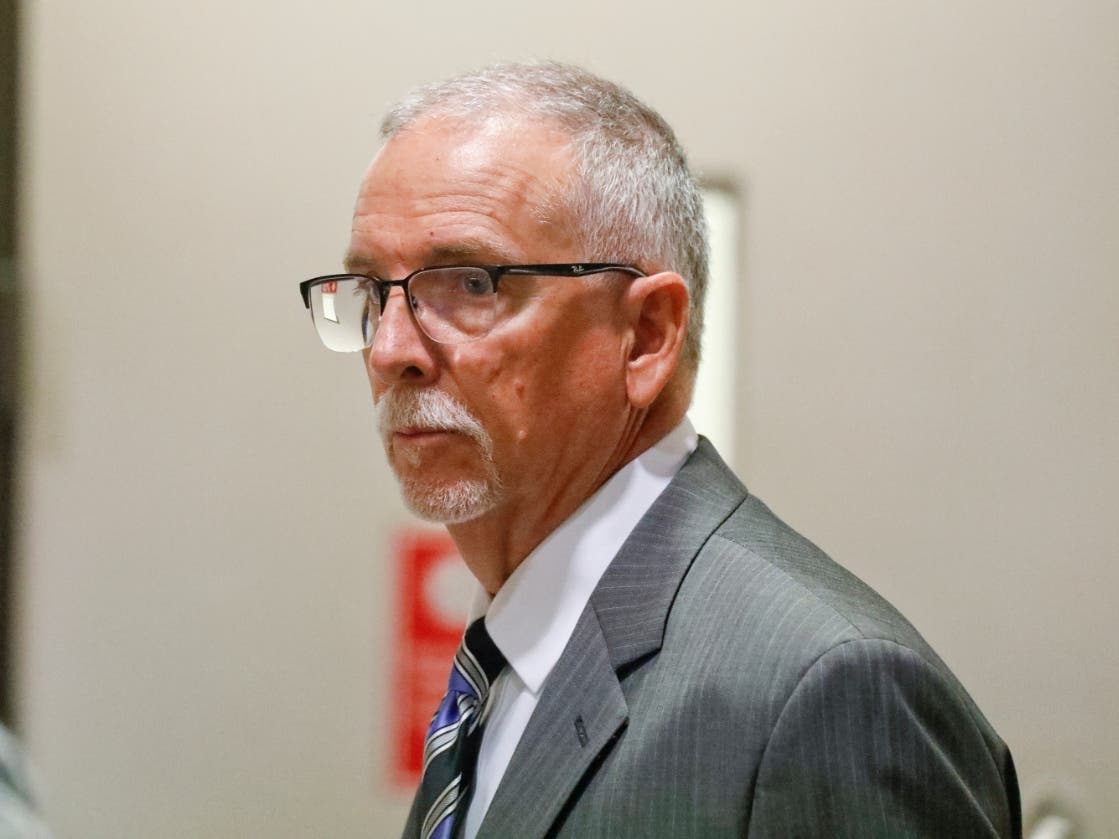 n this Wednesday, June 26, 2019 file photo, UCLA gynecologist James Heaps appears in Los Angeles Superior Court. The prestigious University of California system has reached a proposed $73 million settlement with women who accused a former gynecologist.