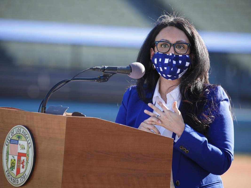 Los Angeles City Councilwoman Nury Martinez said resigned Wednesday with a broken- heart.