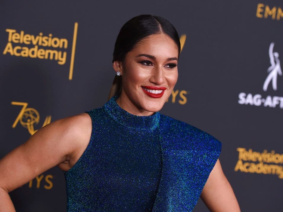 Q'orianka Kilcher arrives at the 2018 Dynamic and Diverse Emmy Nominee Reception presented by the Television Academy on Tuesday, September 11, 2018, in North Hollywood, Calif. 