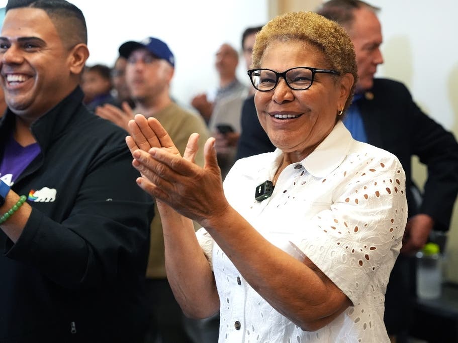 Mayor Karen Bass is facing a challenge from 13 other candidates running for mayor.