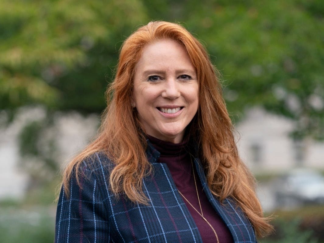 Kim Wyman, Washington state's Secretary of State, poses for a photo on Sept. 15, 2020, in Olympia, Wash.