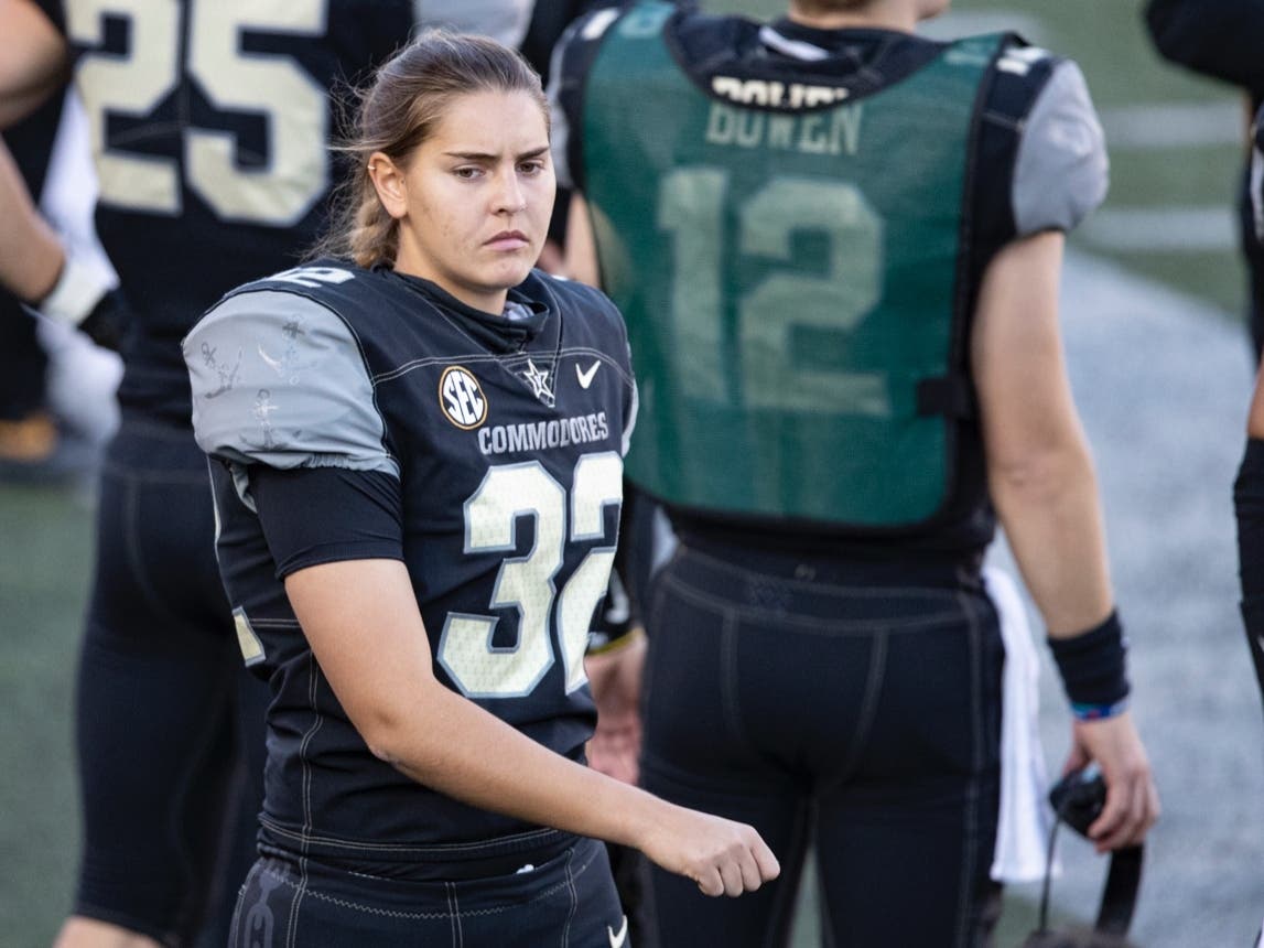 Sarah Fuller, the first woman to appear in a Power 5 conference football game, has been invited to participate in this week's inaugural ceremony of President  Joe Biden and Vice President Kamala Harris.