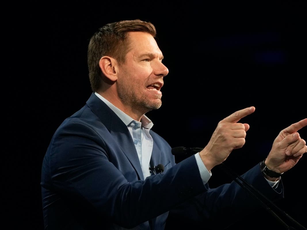 Swalwell strongly denied online claims he had inappropriate relationships with young staffers and required NDAs.