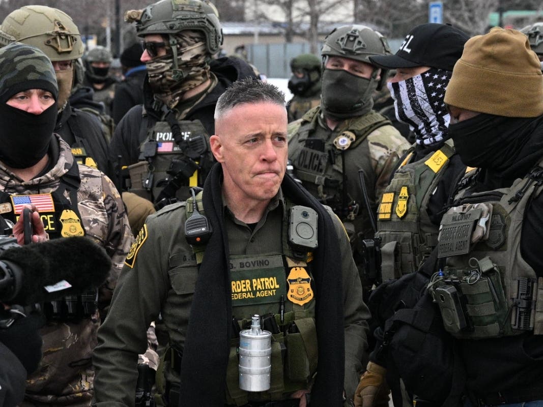 At one point, U.S. Customs and Border Protection Commander Gregory Bovino was leading as many as 200 agents in the "Operation Midway Blitz" immigration enforcement effort throughout Chicago and the suburbs.