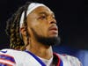 Buffalo Bills defensive back Damar Hamlin (3) leaves the field after an NFL football game against the New England Patriots, Thursday, Dec. 1, 2022, in Foxborough, Mass.