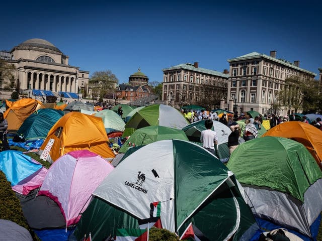 Mayor Pitches Tent Conspiracy Theory Over NYC Campus Protest Camps