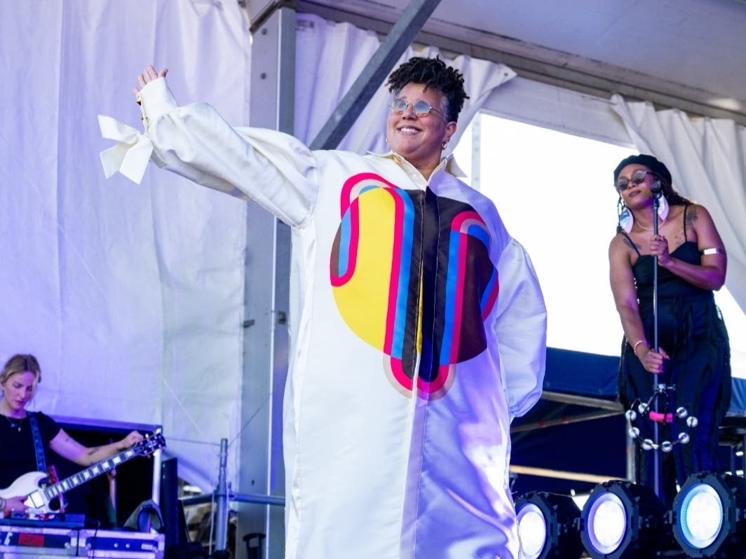 Brittany Howard of Alabama Shakes performs during the second weekend of the New Orleans Jazz & Heritage Festival on Saturday, May 2, 2026, at Fair Grounds Race Course in New Orleans