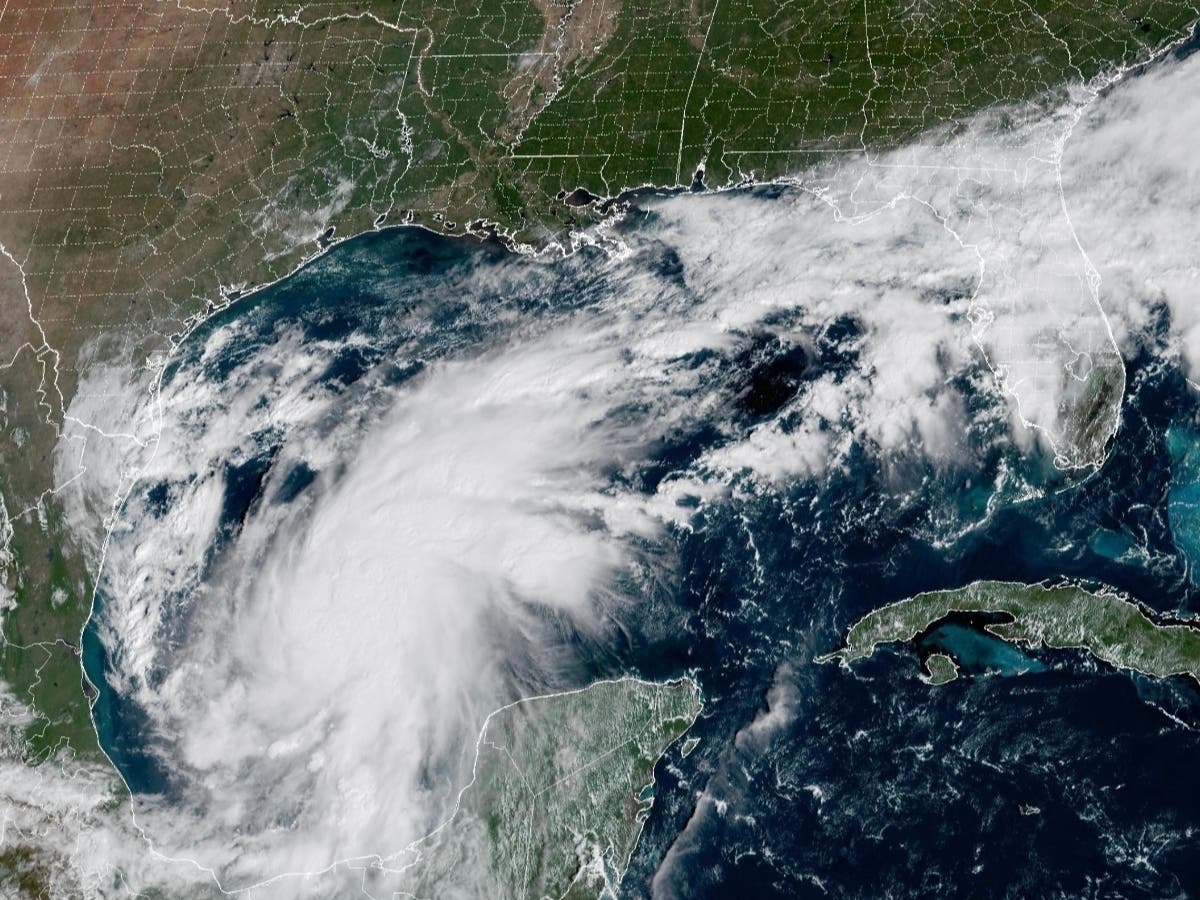 This satellite image from the National Oceanic and Atmospheric Administration shows Tropical Storm Isaias off the eastern coast of Mexico on Wednesday, Oct. 7, 2026.