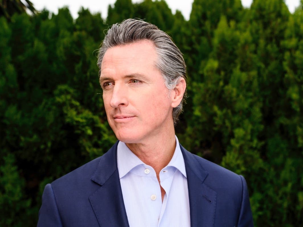 California Governor Gavin Newsom stands for a portrait on Thursday, Jan. 13, 2022, in Santa Clara, Calif.