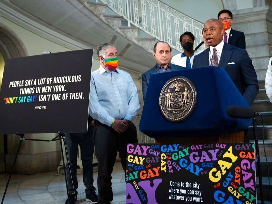 A new billboard campaign by NYC in Florida denounces the Sunshine State’s new “Don’t Say Gay” law and reaches out to the LGBTQ community.