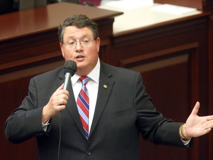 After 21 people were killed in a Texas school shooting Tuesday, Florida Republican legislator Randy Fine warned President Joe Biden against confiscating guns.