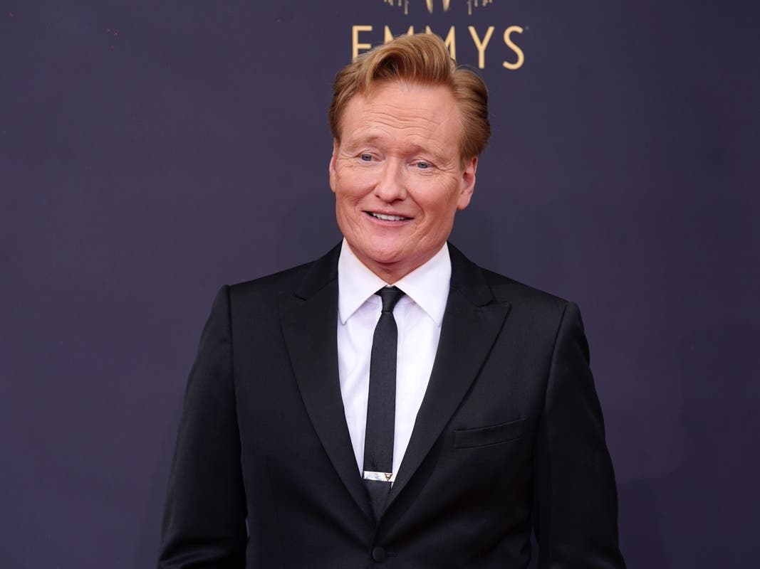 Comedian and television host Conan O’Brien was seen eating at a restaurant in West Newton Saturday evening.