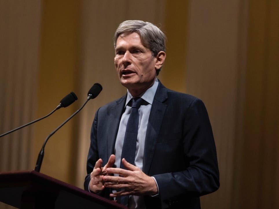 FILE - Rep. Tom Malinowski, D-N.J., speaks as members of Congress share recollections of the Jan. 6, 2021, assault on the U.S. Capitol on the one-year anniversary of the attack Thursday, Jan. 6, 2022. 