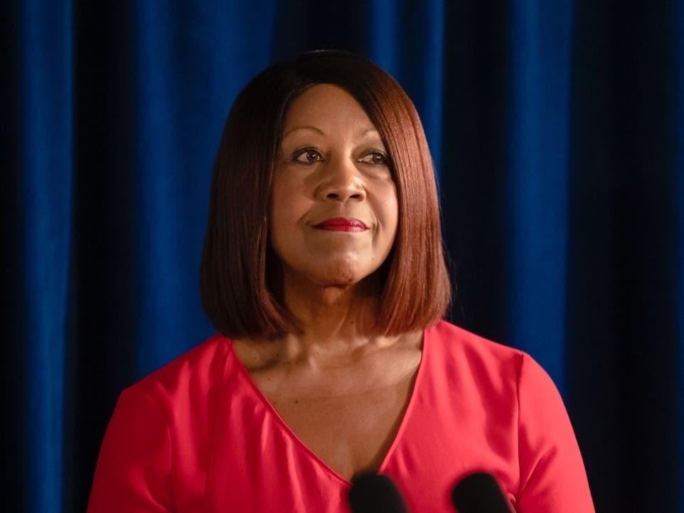 Lt. Gov. Sheila Oliver attends a bill signing ceremony at the state capital in Trenton, N.J., Aug. 5, 2019. Oliver died on Tuesday, Aug. 1, 2023. 