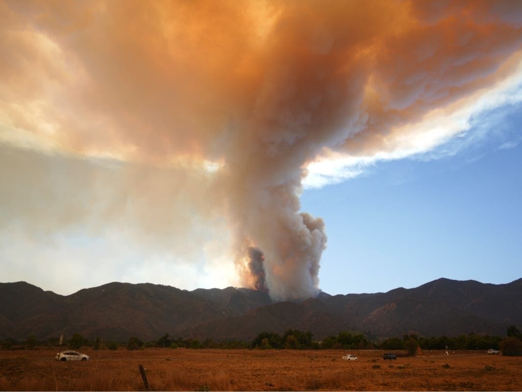Airport Fire Shows Signs Of Slowing Its Path Of Destruction | Rancho ...