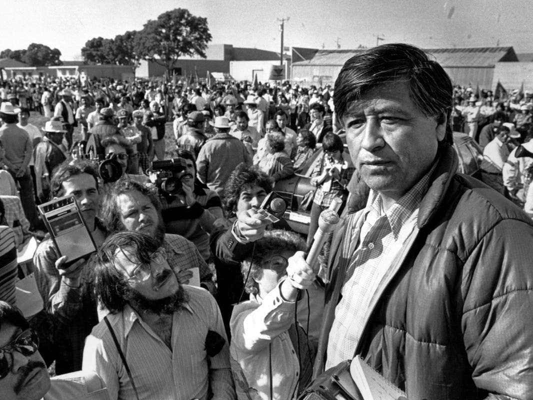 A mural of late civil rights leader Cesar Chavez was painted over at an Orange County college after allegations of sexual abuse against the activist came to light.