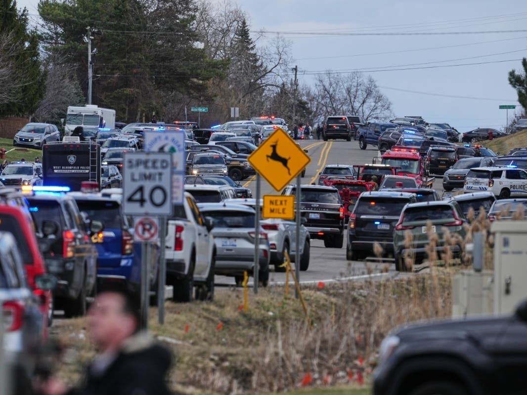 The incident happened Thursday at Temple Israel in West Bloomfield, Michigan's largest synagogue, which also houses an early childhood center, officials said.