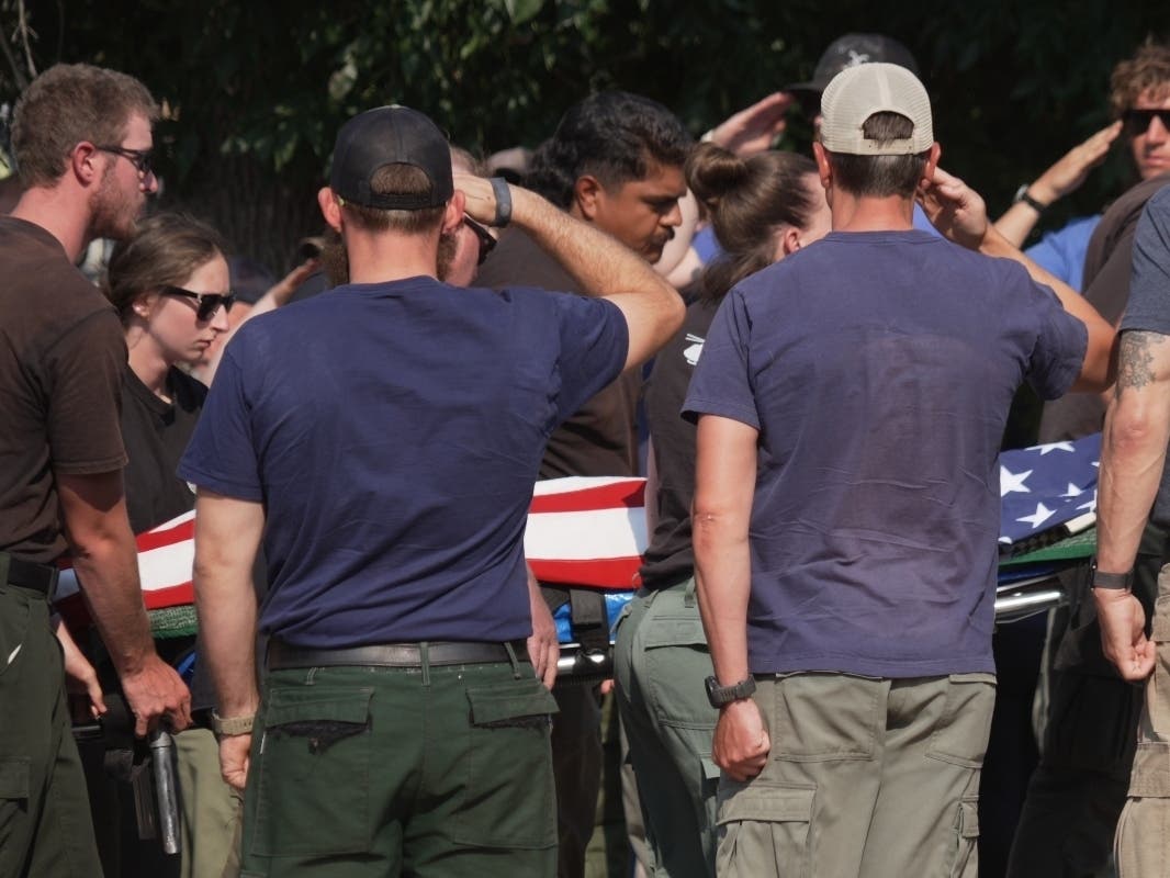A firefighter from Macomb County was killed battling a wildfire in Colorado on Saturday, according to the U.S. Forest Service.
