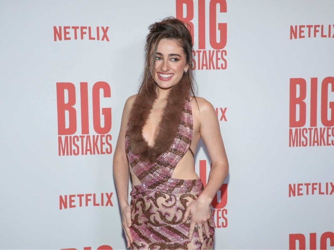 Rachel Sennott attends the premiere party for Netflix's "Big Mistakes" at The Russian Tea Room on April 6 in New York. She co-created the show with actor Dan Levy.