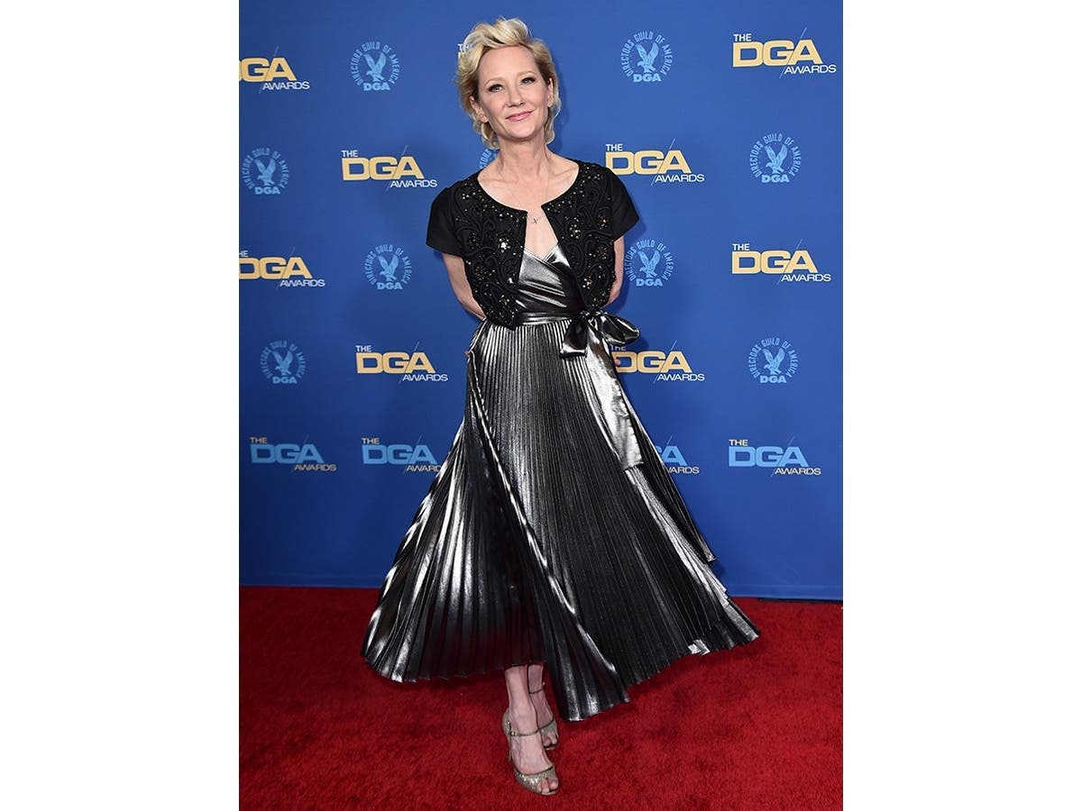 Anne Heche arrives at the 74th annual Directors Guild of America Awards on March 12, 2022, at The Beverly Hilton in Beverly Hills, Calif. LAPD confirmed to Patch there was narcotics were present in the actress's blood sample following Mar Vista crash.