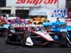 Team Penske driver Josef Newgarden (2) of United States competes during an IndyCar auto race at the Grand Prix of Long Beach on Sunday, April 10, 2022, in Long Beach, Calif.
