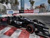 AJ Foyt Racing driver Kyle Kirkwood makes a hairpin turn during the IndyCar auto race at the Grand Prix of Long Beach on Sunday, April 10, 2022, in Long Beach, Calif. 