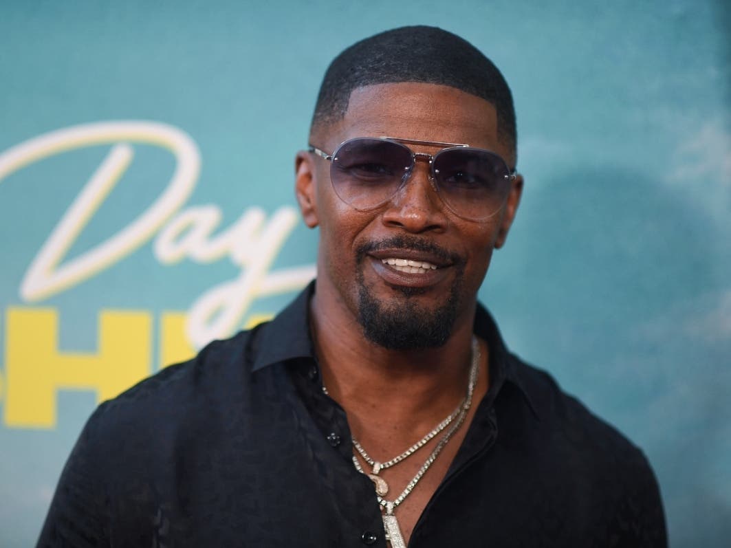 Jamie Foxx arrives at the premiere of "Day Shift" on Wednesday, Aug. 10, 2022, at Regal LA. Live in Los Angeles. 