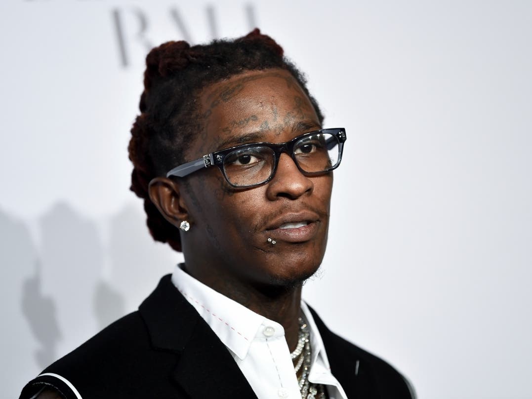 In this Sept. 14, 2017 file photo Young Thug attends the 3rd Annual Diamond Ball in New York.