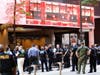 Multiple agencies work the scene where multiple people were injured Tuesday, June 11, 2024, during a shooting in a busy downtown Atlanta, food court at the Peachtree Center.