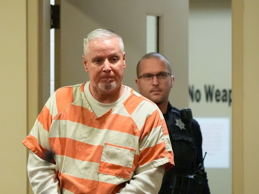 FILE - Colin Gray, the father of Apalachee High School shooting suspect Colt Gray, arrives to the courtroom at the Barrow County courthouse, Dec. 18, 2025, in Winder, Ga.
