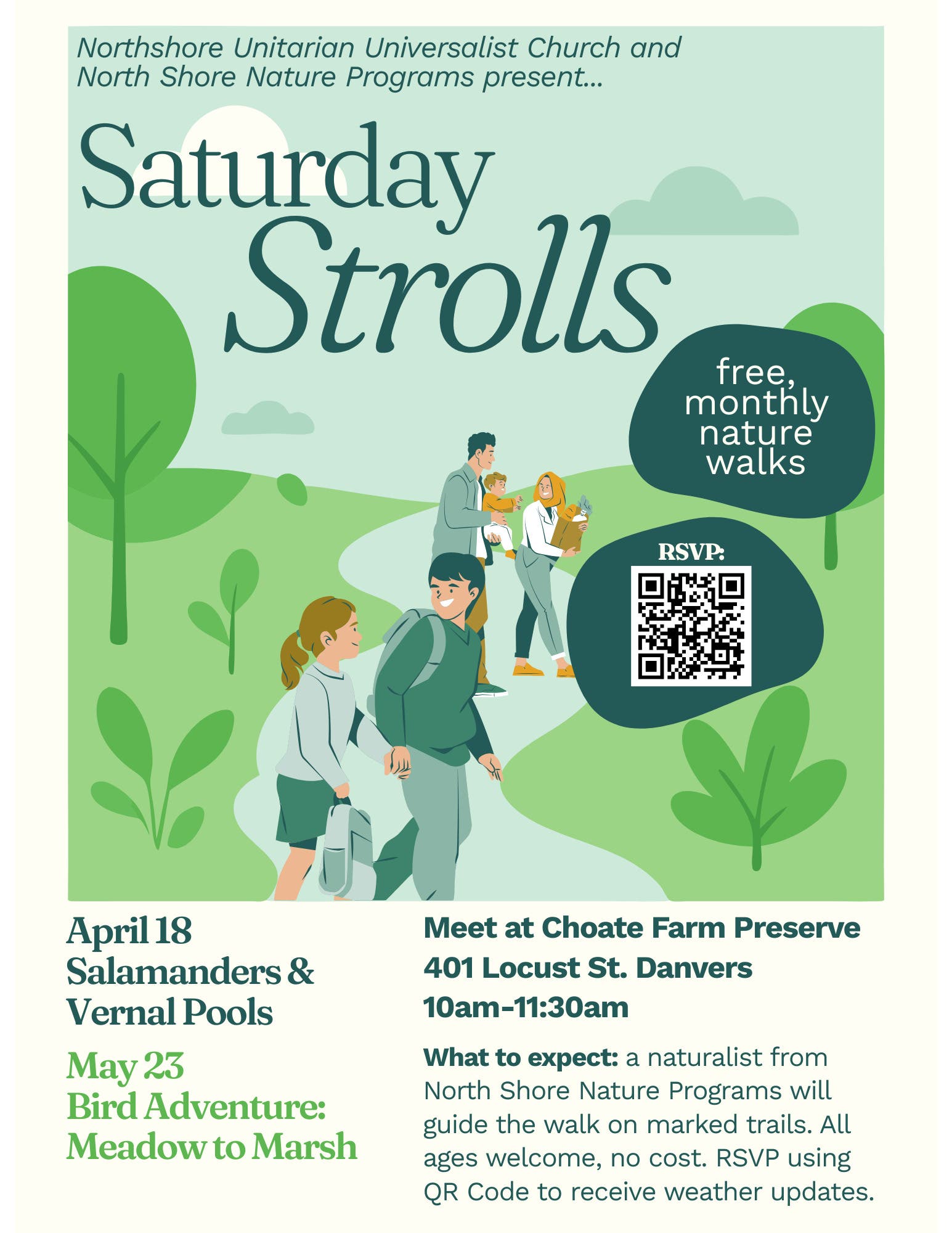 Saturday Strolls-Bird Adventure: Meadow to Marsh