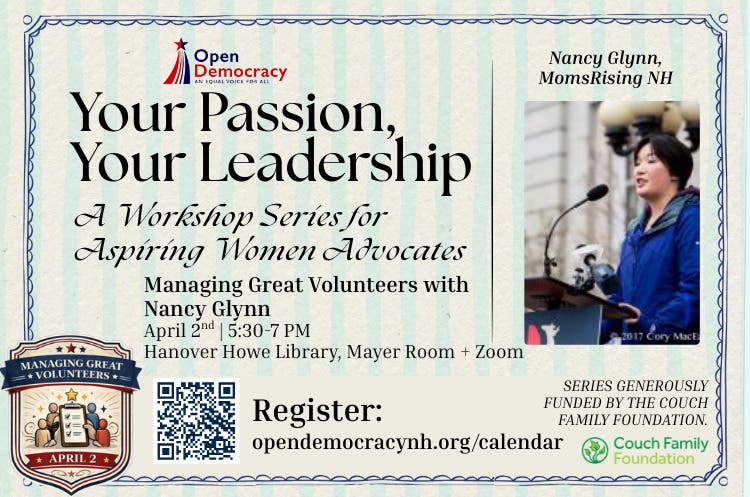 Women's Leadership Series: Managing Great Volunteers