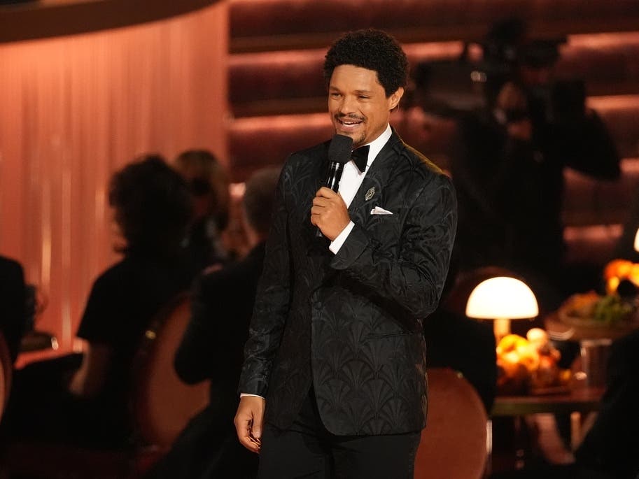 Grammys host Trevor Noah took aim at President Donald Trump during Sunday's ceremony.