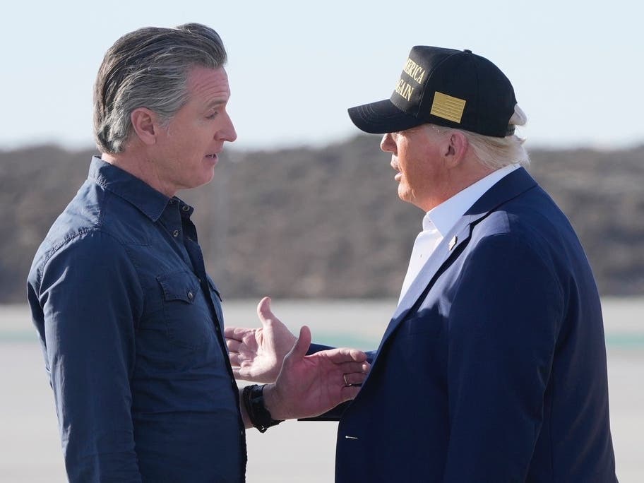 "Time to pay the piper, Donald," Gov. Gavin Newsom said in a statement Friday.