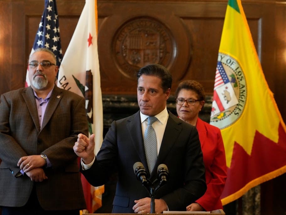 Los Angeles Unified School District Superintendent Alberto Carvalho pictured in 2023.