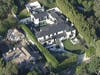 This image taken from video provided by ABC7 Los Angeles on Monday, March 9, 2026 shows an aerial shot of singer Rihanna's home in Los Angeles.