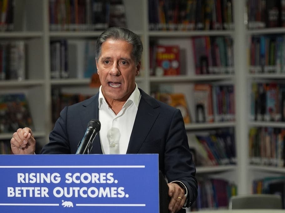 Superintendent Alberto Carvalho, pictured last year, was placed on administrative leave by the LAUSD board two days after his home and office were raided by the FBI.