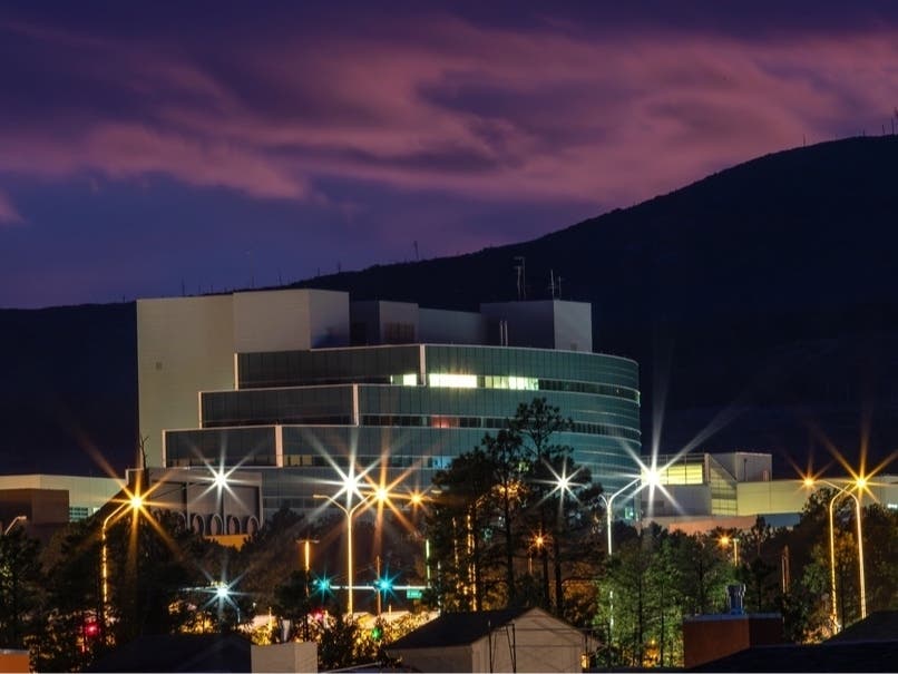 A view of Los Alamos National Laboratory's National Security Science Building in Los Alamos, N.M., in September 2024.