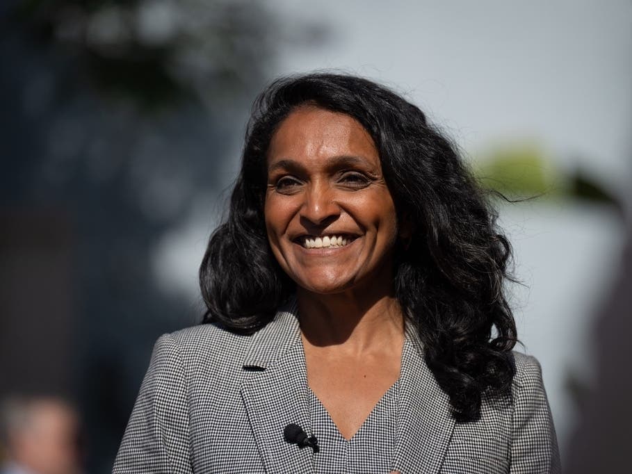 City Councilwoman Nithya Raman has advanced to the November runoff election for Los Angeles mayor, the AP reported.