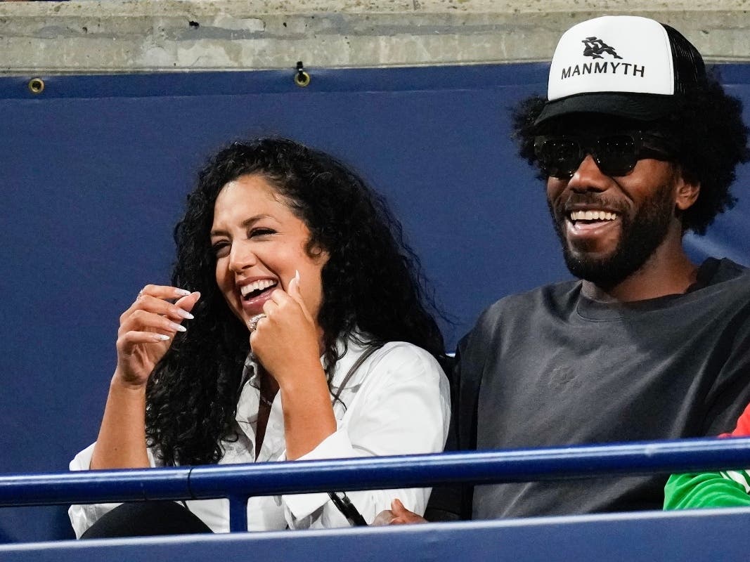 Kawhi Leonard attends National Bank Open tennis tournament on Tuesday, Aug. 11, 2026.